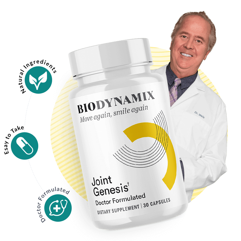 Joint Genesis BIODYNAMIX supplement bottle